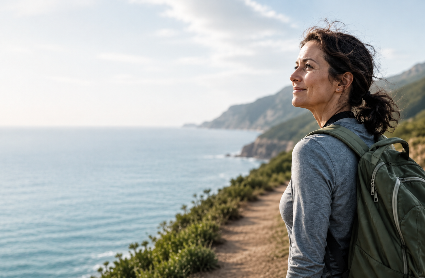 You stepping forward into daylight, your trajectory improving toward recovery