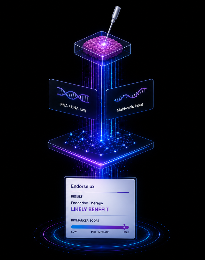 Endorse bx breast cancer biomarker: biopsy to stratified clinical report